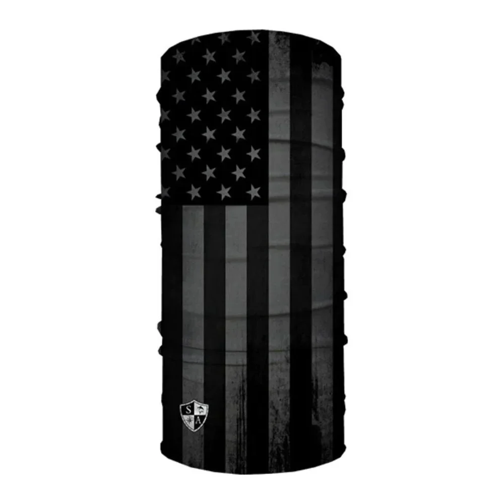SA Soul of Adventure Face Shield® Blackout American Flag New One Size Unisex